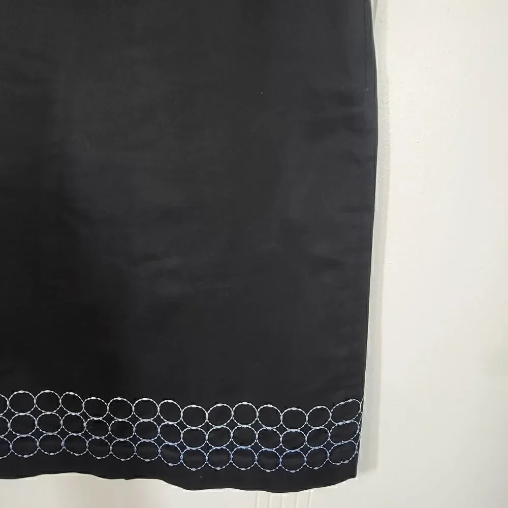 Ann Taylor Black Circle Skirt